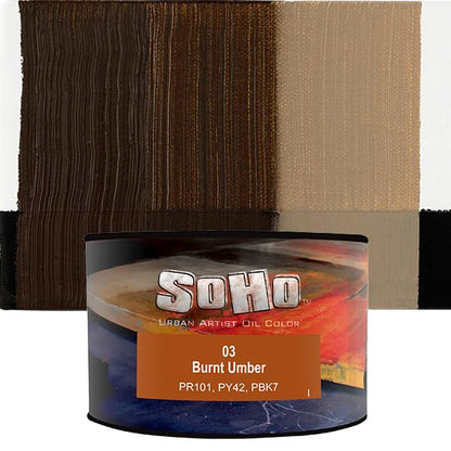 Oil Paint Burnt Umber (14.54 Fl Oz)