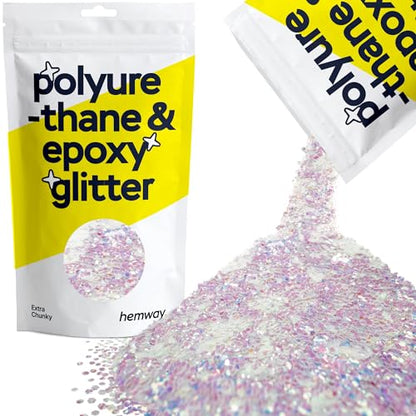 Resin Glitter Mother of Pearl Iridescent 100g Extra Chunky (3.5274 Ounce)