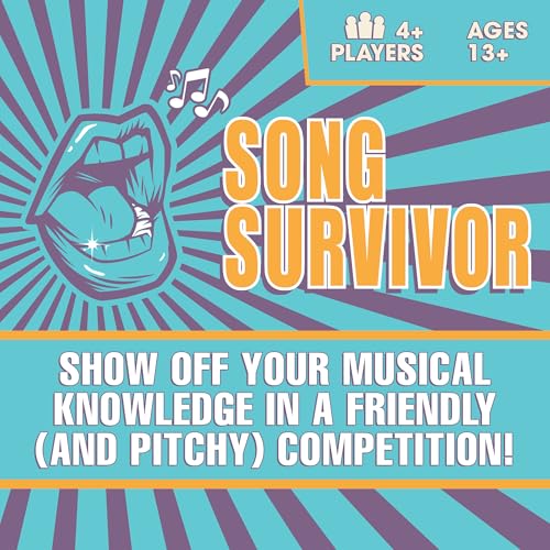 Song Survivor Music Party Game for Teens & Adults