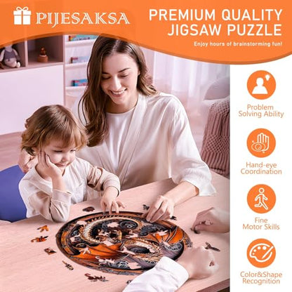Wooden Puzzles for Adults (200 Count)