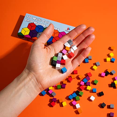 100 Wooden Cubes (100 Count)