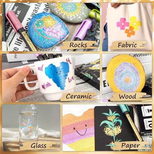 Metallic Paint Markers (18 Count)