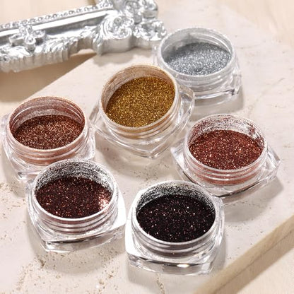 Chrome Nail Powder Metallic Mirror Effect Pigment Dust