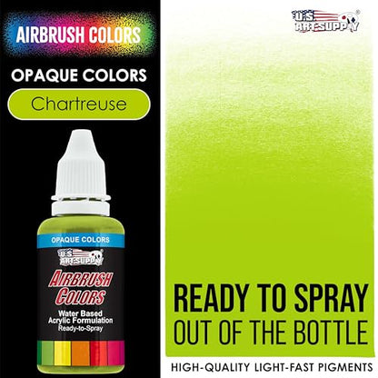 Opaque Chartruesse Acrylic Airbrush Paint