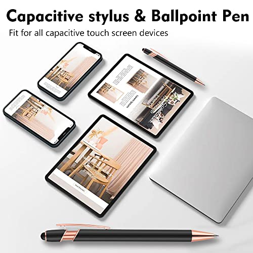 12 PCS 2 in 1 Stylus Ballpoint Pen with Stylus Tip (12 Count)