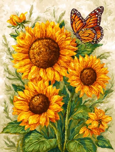 14ct Counted Stamped Cross Stitch Kits for Adults Flowers Printed Cross Stitch Patterns Art Crafts Cross Stitch Supplies