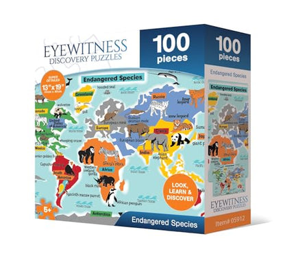 Eyewitness Discovery Puzzle Endangered Species (100 Count)