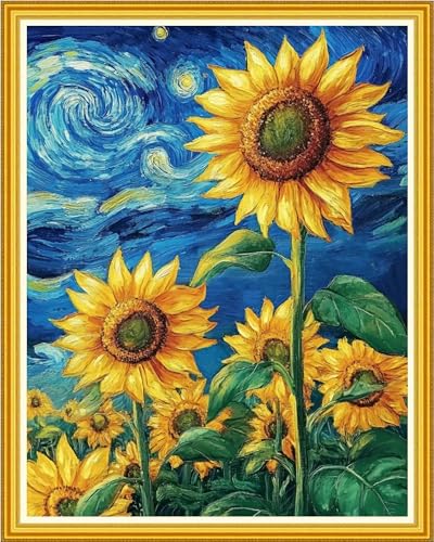 Stamped Cross Stitch Kits for Beginner Embroidery Kits for Beginners Adults DIY 11CT Cross Stitch Patterns Needlepoint Kits Crossstitching Kits