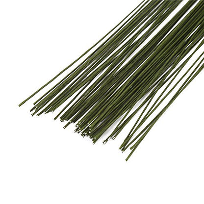 26 Gauge Dark Green Floral Wire for Flower Wrap16 inch (66.77 Foot)