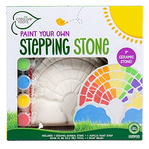 Paint Your Own Rainbow Stepping Stone Craft Kits for Kids