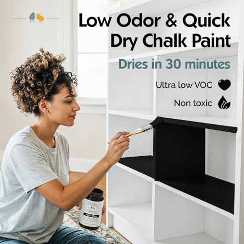 Starless Night 4 Fl Oz Chalk Paint for Furniture All in One