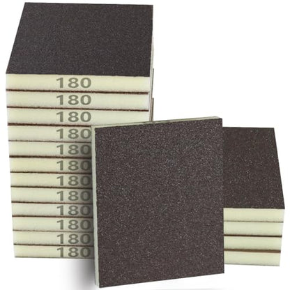 16PCS 180 Grits Sanding Sponge Fine Coarse Sanding Block (16 Count)