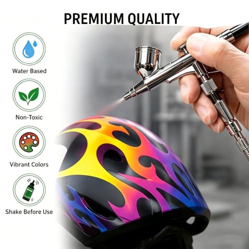Airbrush Paint 12 Colors with Thinner
