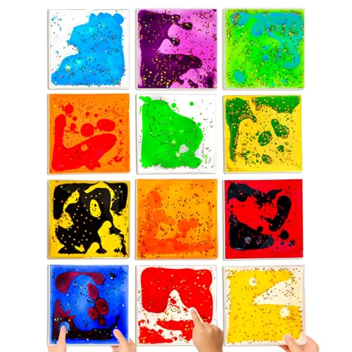 Squishy Liquid Sensory Tiles for Kids