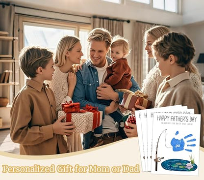 I Caught The Best Dad Ever Handprint Craft DIY Kit