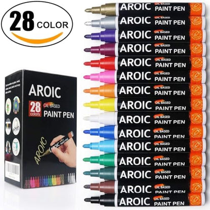112Pcs Acrylic Paint Markers (112 Count)