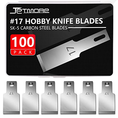 100 Pack Exacto Blades Refills #17 Craft Hobby Knife Blades for Art (100 Count)