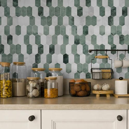 10 Sheet Peel and Stick Backsplash (9.68 Sq Ft)