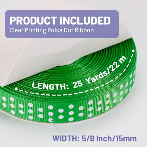 Polka Dot Grosgrain Ribbon 5