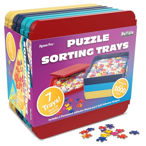 Puzzle Sorting Trays for Adults (7 Count)