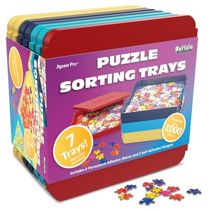 Puzzle Sorting Trays for Adults (7 Count)