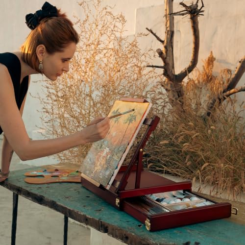 Portable Tabletop Easel for Painting