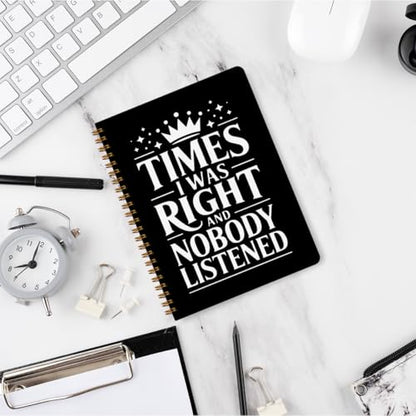 Funny Spiral Notebooks Gifts