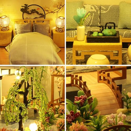 DIY Miniature House Kit for Adults