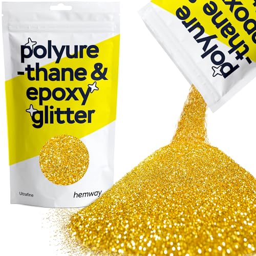 Resin Glitter Gold 100g Ultrafine Polyurethane & Epoxy Glitter (3.5274 Ounce)