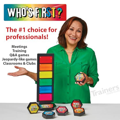 Who's First? v3 Wireless Game 6 Buzzer System