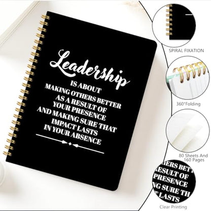 Thank You Leadership Gifts Notebook Journal for Women Men Coworkers