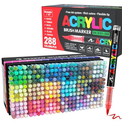 288 Acrylic Paint Markers (288 Count)