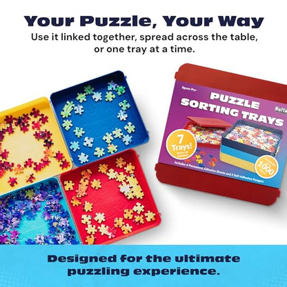 Puzzle Sorting Trays for Adults (7 Count)