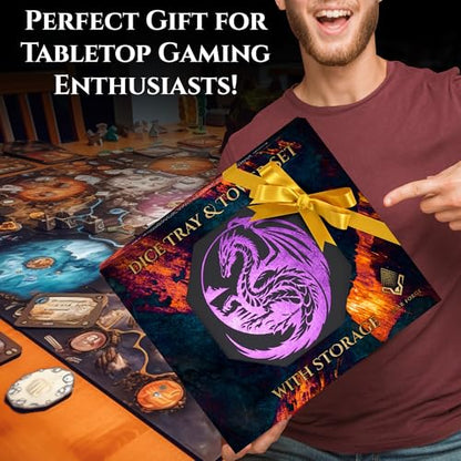 All-in-One Game Roamer - Dice Tray & Tower for DND and RPG