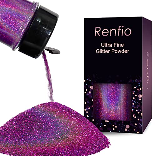 Holographic Ultra Fine Purple Glitter Powder Metallic Resin Glitter