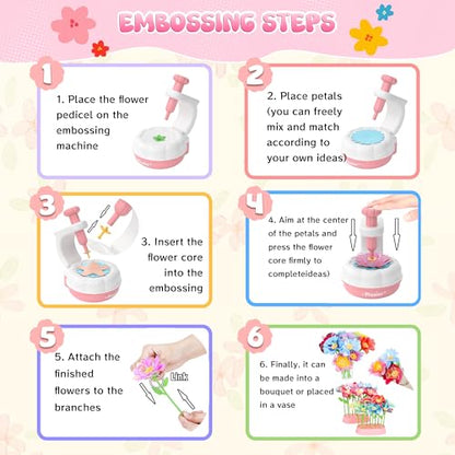 300+PCS Fabric Flower Bouquets Toys (352 Count)