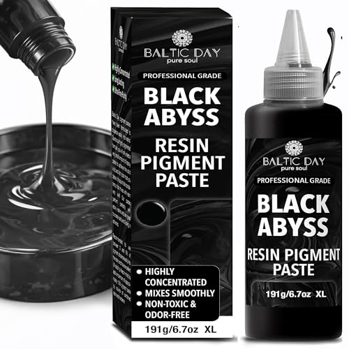 Black Abyss Epoxy Resin Pigment Paste 6.7oz