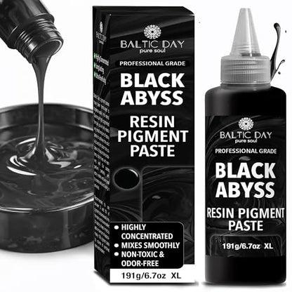 Black Abyss Epoxy Resin Pigment Paste 6.7oz