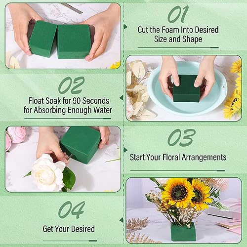 6 Pcs Floral Foam Blocks for Flower Arrangement