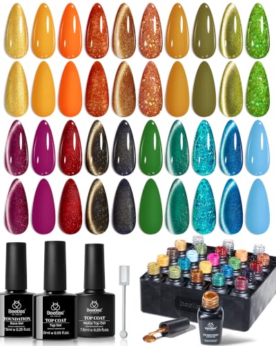 Beetles Fall Gel Nail Polish Set (5 Fl Oz)