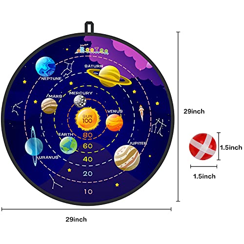 29" Large Dart Board for Kids (12 Count)