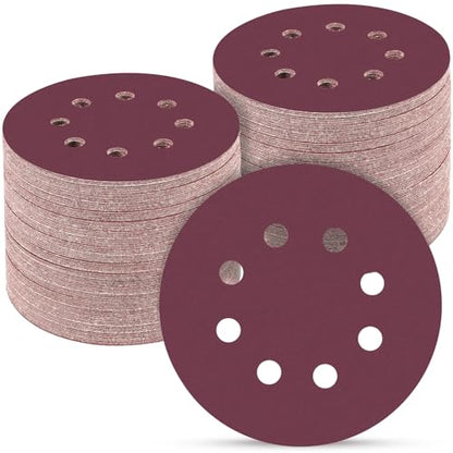 100PCS 5 Inch Sanding Discs 2000 Grit Sandpaper for Orbital Sander (100 Count)