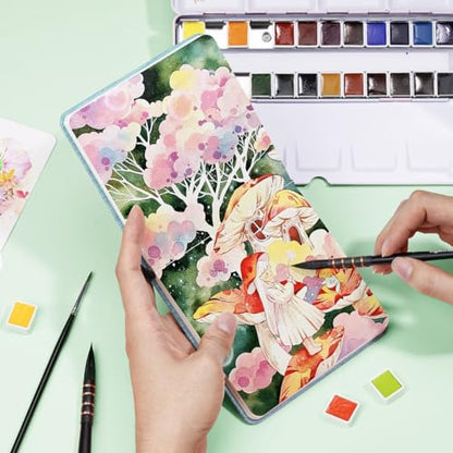 Square Watercolor Journal (3.72 Sq Ft)