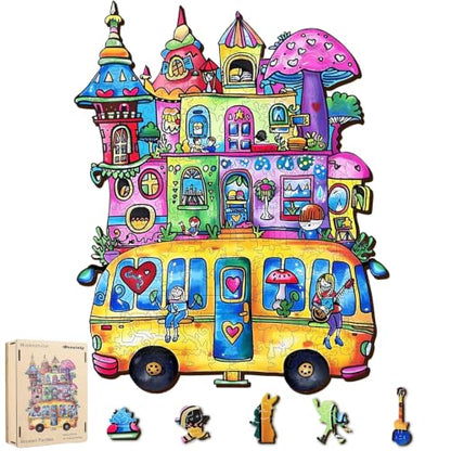 Wooden Jigsaw Puzzles (200 Count)