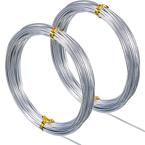 Aluminum Craft Wire for Sculpting Armature Bendable Craft Wire for DIY Jewelry Making (65.6 Foot)
