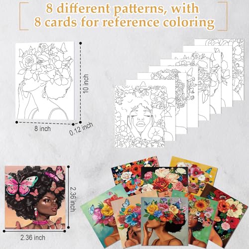 36 Pcs Paint and Sip Kit Gift for Adults 8''x10'' (36 Count)