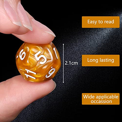 100pcs D12 Dice Set for Dungeon and Dragons (100 Count)
