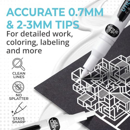 White Paint Pen (8 Count)