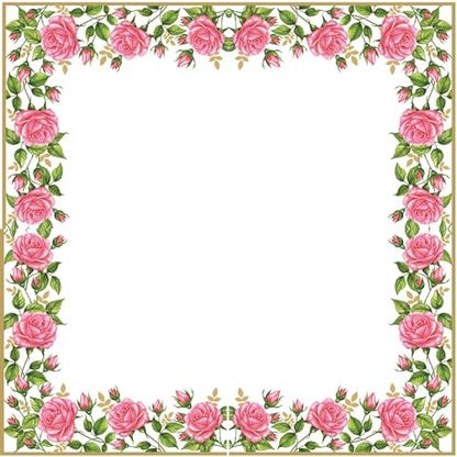 20 ct 13x13 Flowers Paper Luncheon Decoupage Napkins (20 Count)