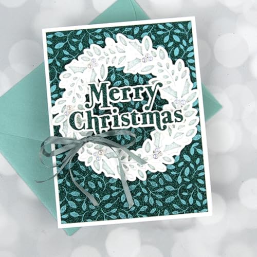 Metal Cutting Dies DIY Merry Christams Embossing Stencil Template Scrapbooking Card Making Mold Photo Album Arts Crafts Tools